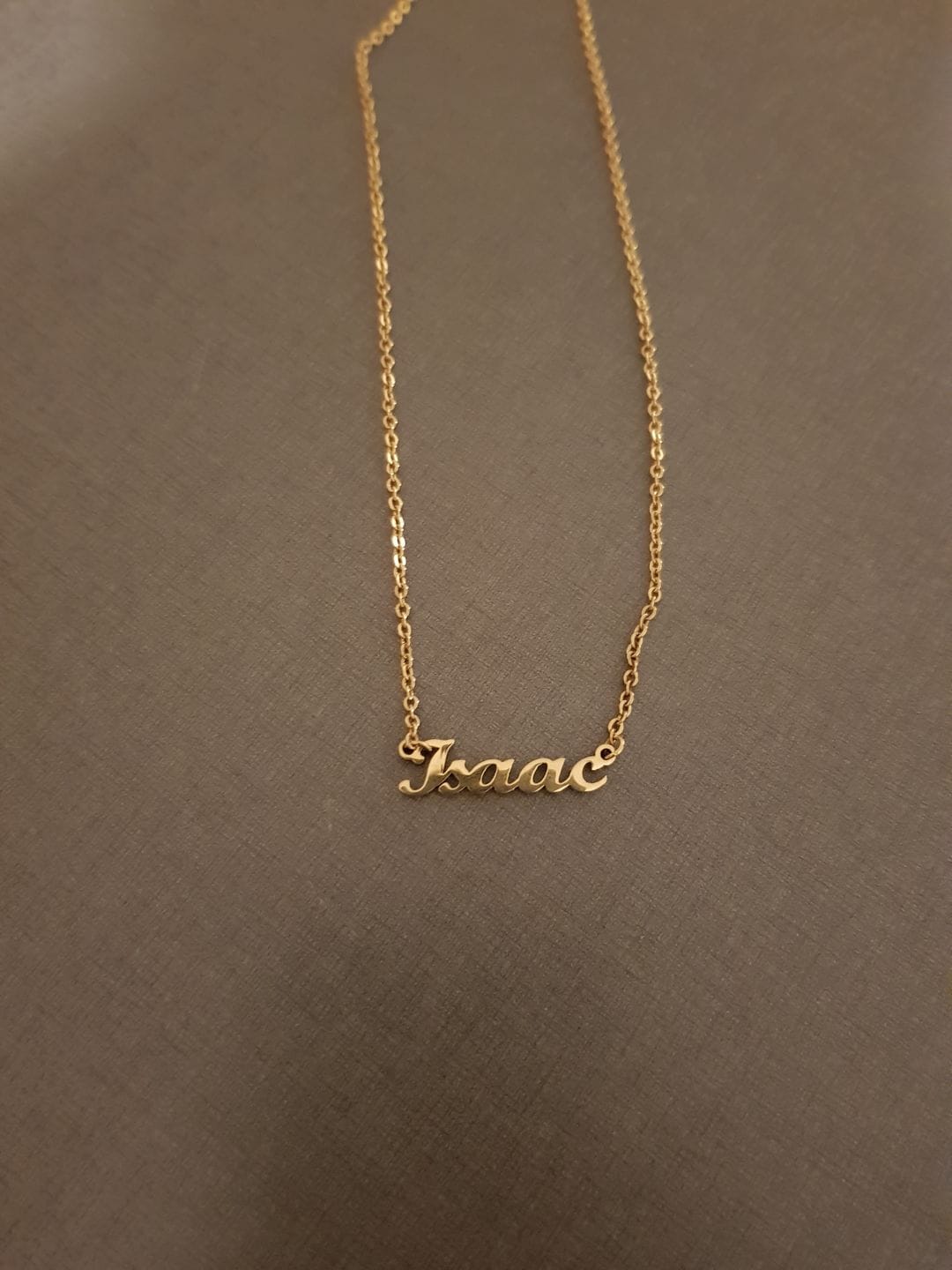 Customer photo review of Personalized Necklace