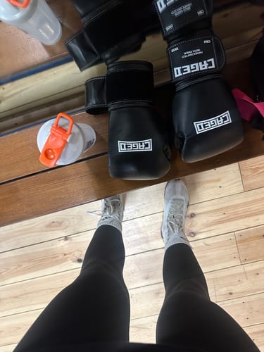 Customer photo review of 'X' Series Boxing Gloves