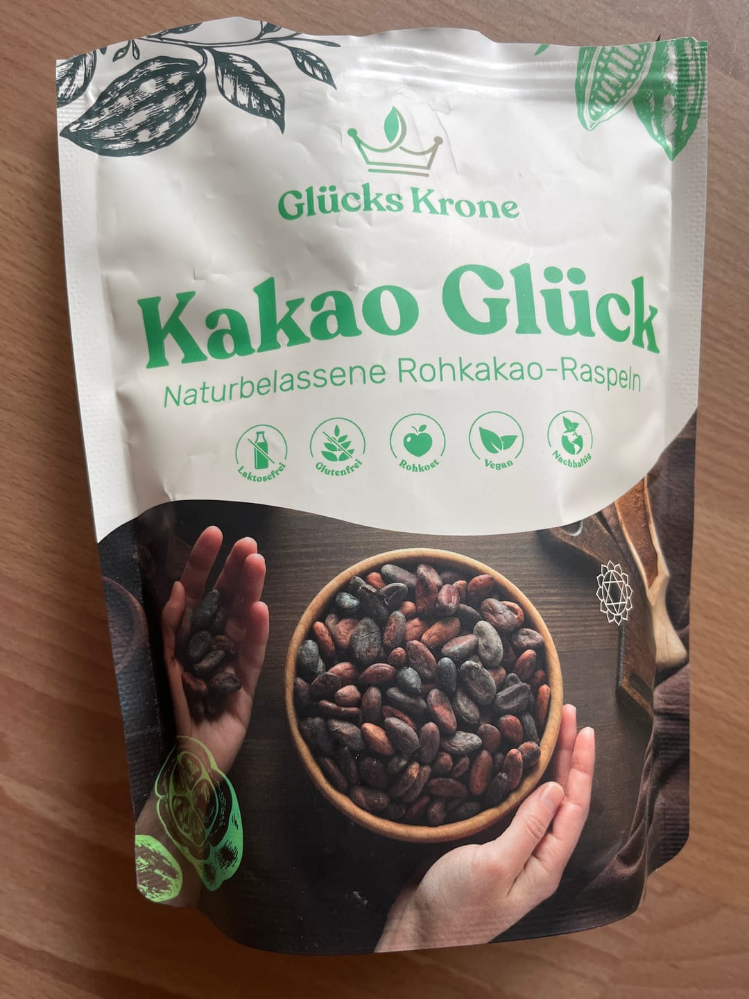 Customer photo review of Bio Kakao Glück (100% Bio Roh Kakao) - 250g