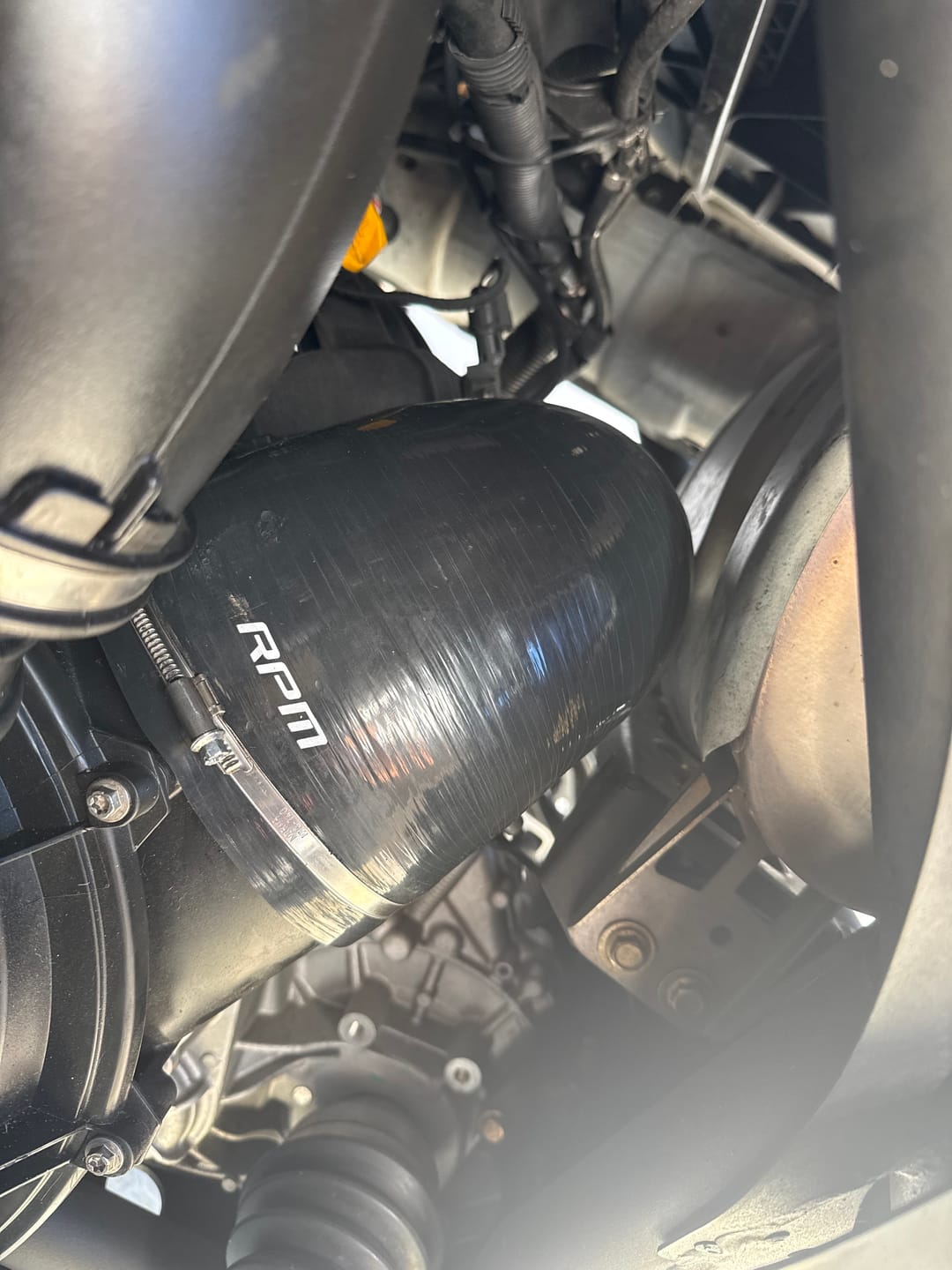 Customer photo review of RPM X3 "SHORTY" Reduced Height Silicone Clutch Exhaust Vent Silicone