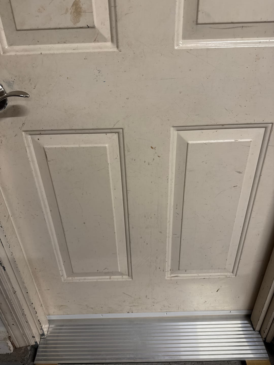 Customer photo review of 32" x 8" Inswing Threshold