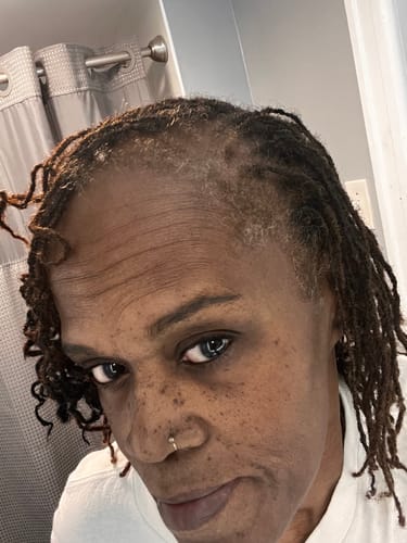 Customer photo review of Instant Dye Shampoo