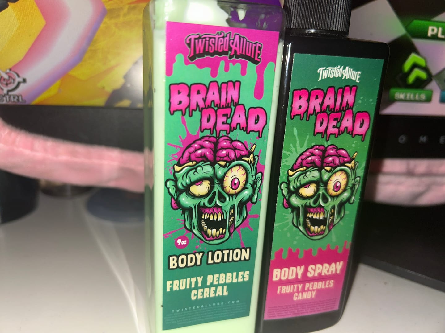 Customer photo review of Brain Dead Body Lotion