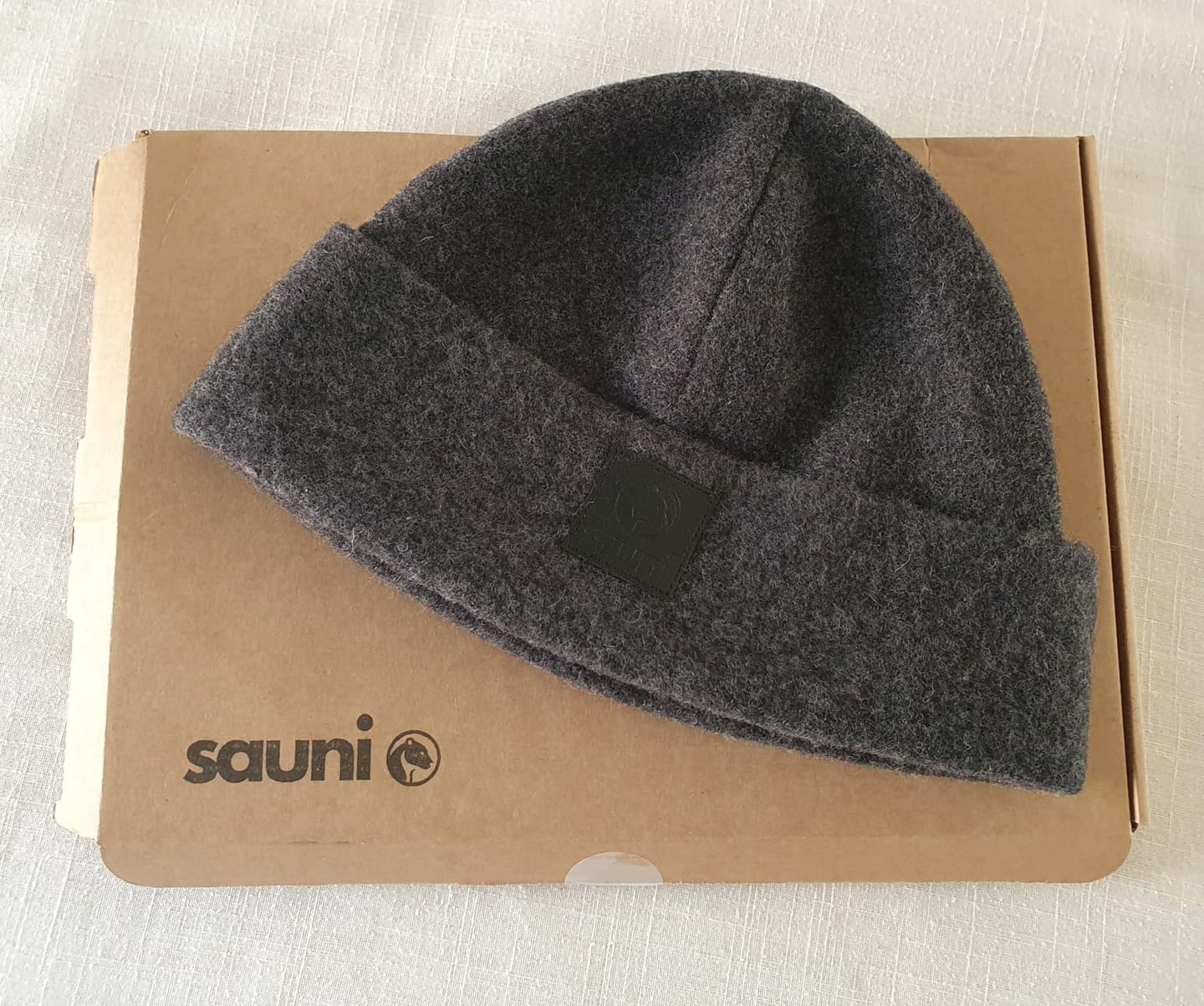 Customer photo review of Sauni Pure Merino Wool Sauna Hat - Felted, Insulated, Beanie - One Size
