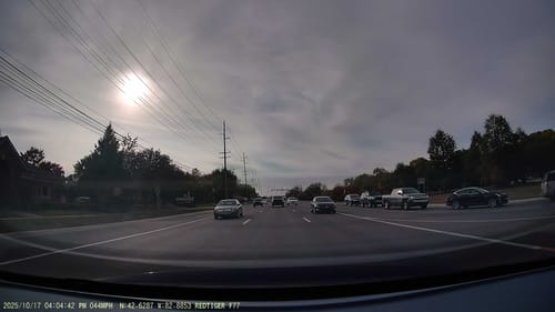 Customer photo review of F77 STARVIS 2 4K+4K Dual IMX678 Voice Control 5.8GHz High Speed WIFI Dash Cam