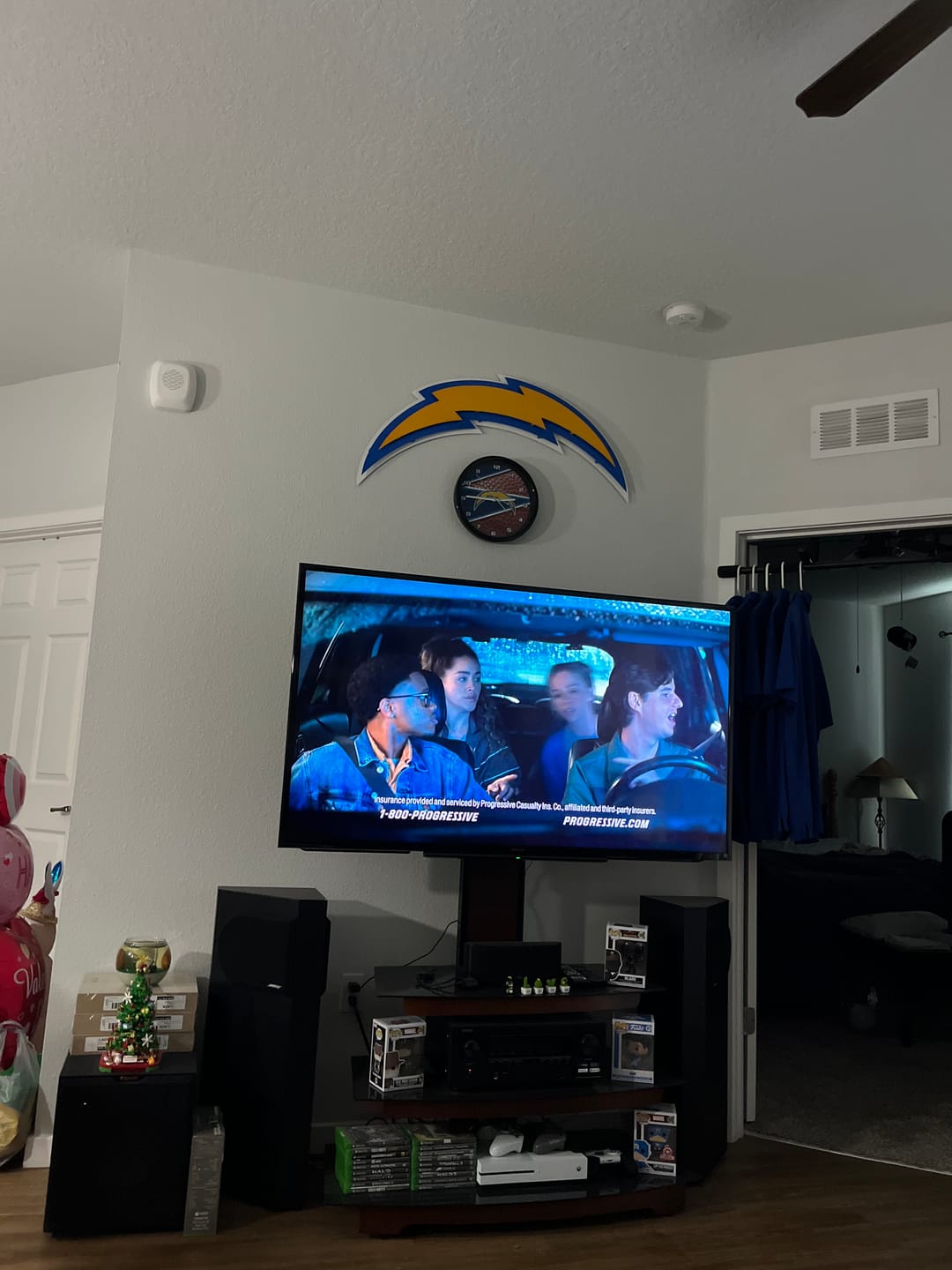 Customer photo review of Los Angeles Chargers Lightning Bolt 3D Vintage Metal Wall Art