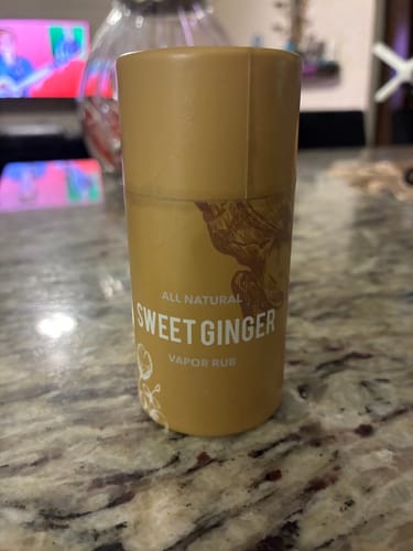 Customer photo review of Extra Strength Sweet Ginger Vapor Rub