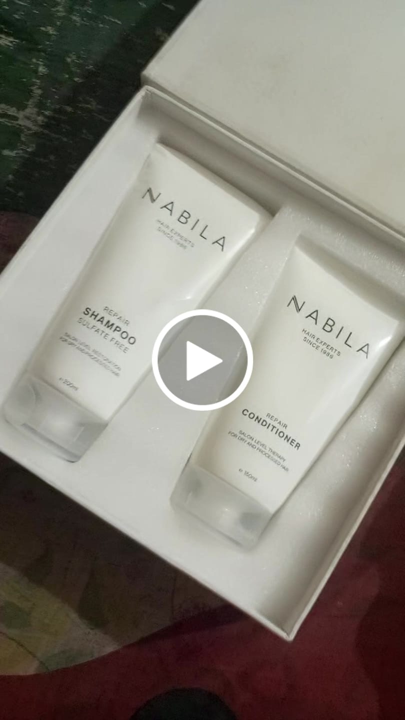 Customer video review of NABILA Repair Conditioner | 150ml