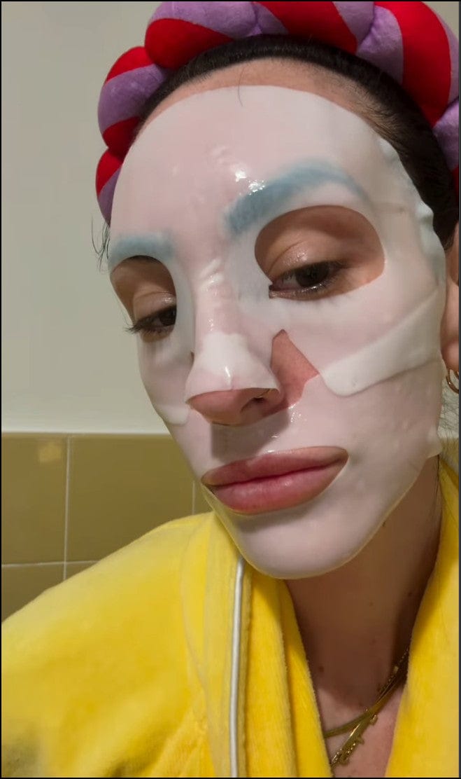 Customer photo review of Collagen Peptide Blast Mask