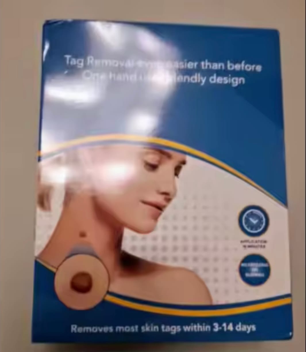 Customer photo review of Nie wieder Hautanhängsel