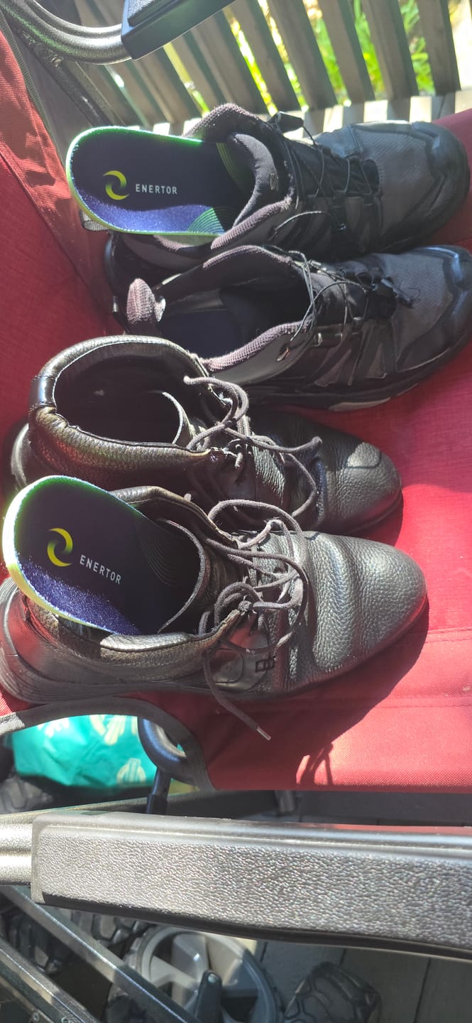 Customer photo review of Walking insoles