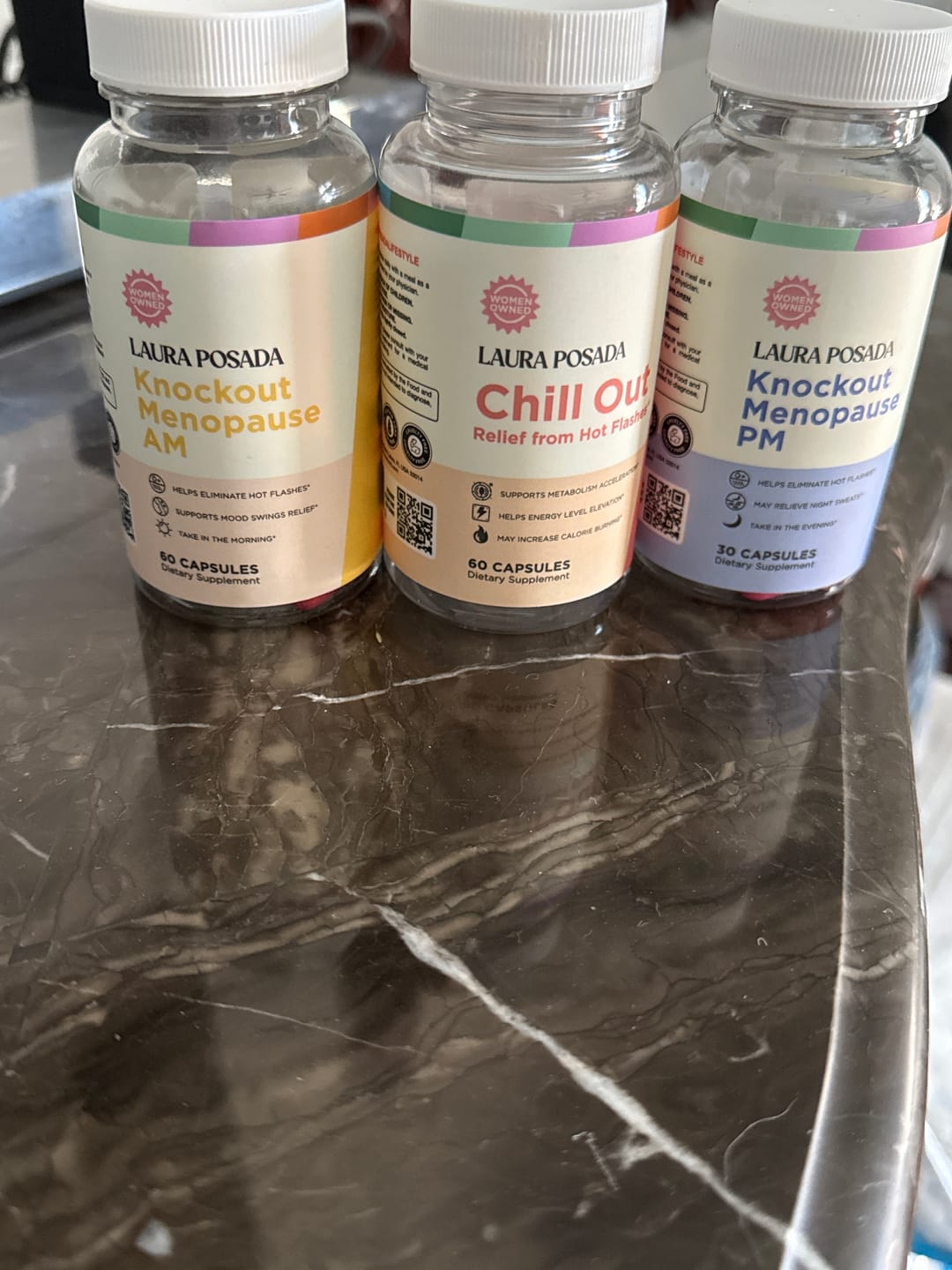 Customer photo review of Combo Knockout Menopause 24 / 7 | Alivio Síntomas Menopausia AM y PM