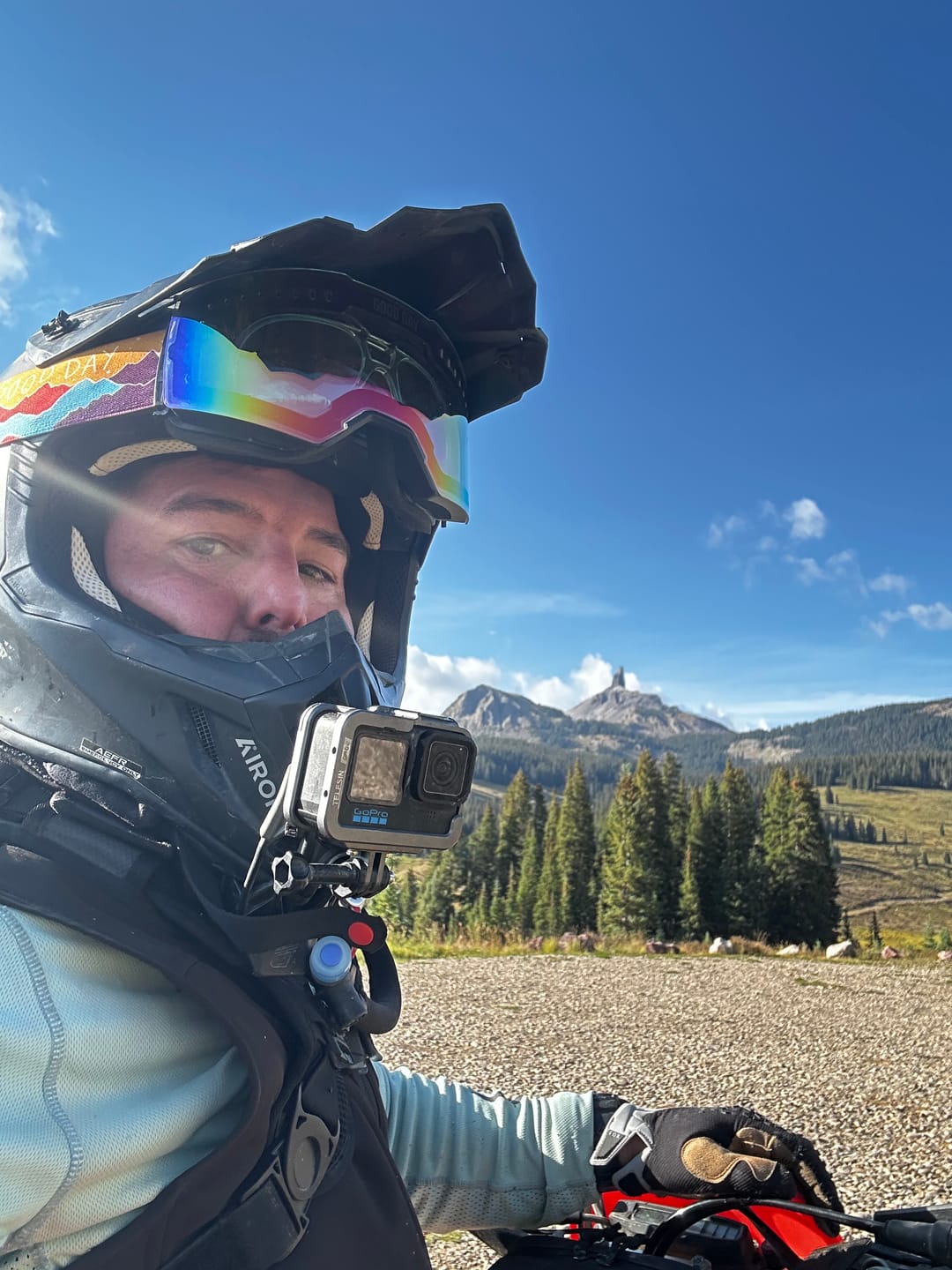 Customer photo review of The Valorie Moto/MTB Goggle - Gasolina Lens