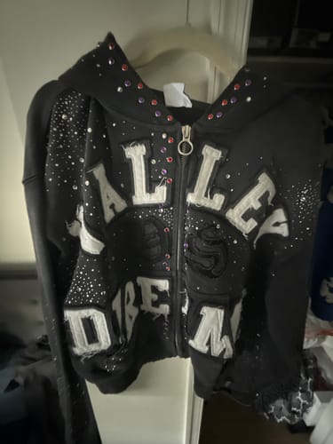 Customer photo review of Vale Forever Classico Zip Up Hoodie Black