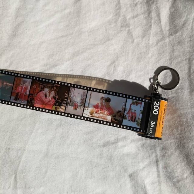 Customer photo review of Custom Drive Safe Film Roll Keychain For Your Love