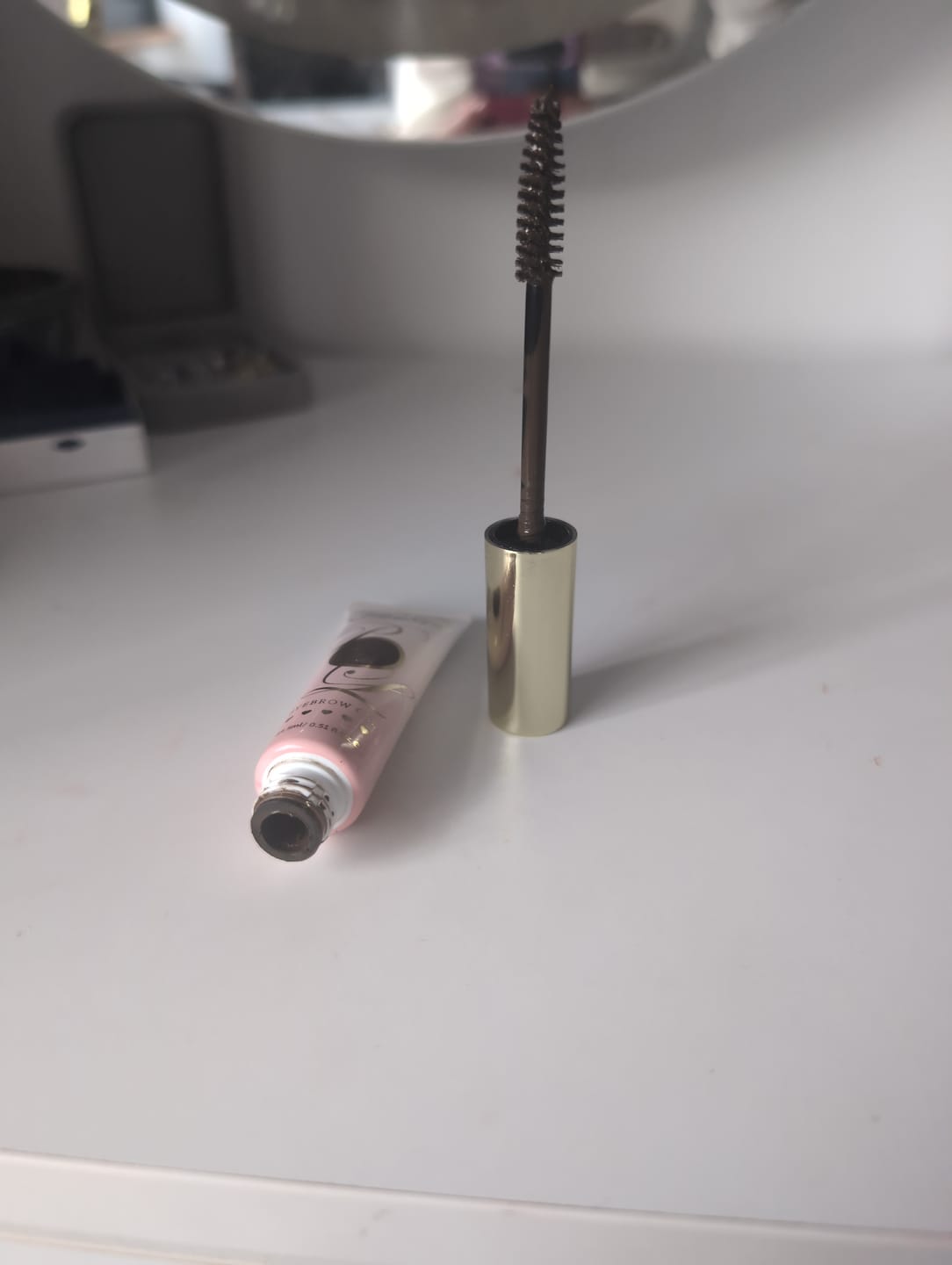 Customer photo review of P.Louise Tinted Eyebrow Gel