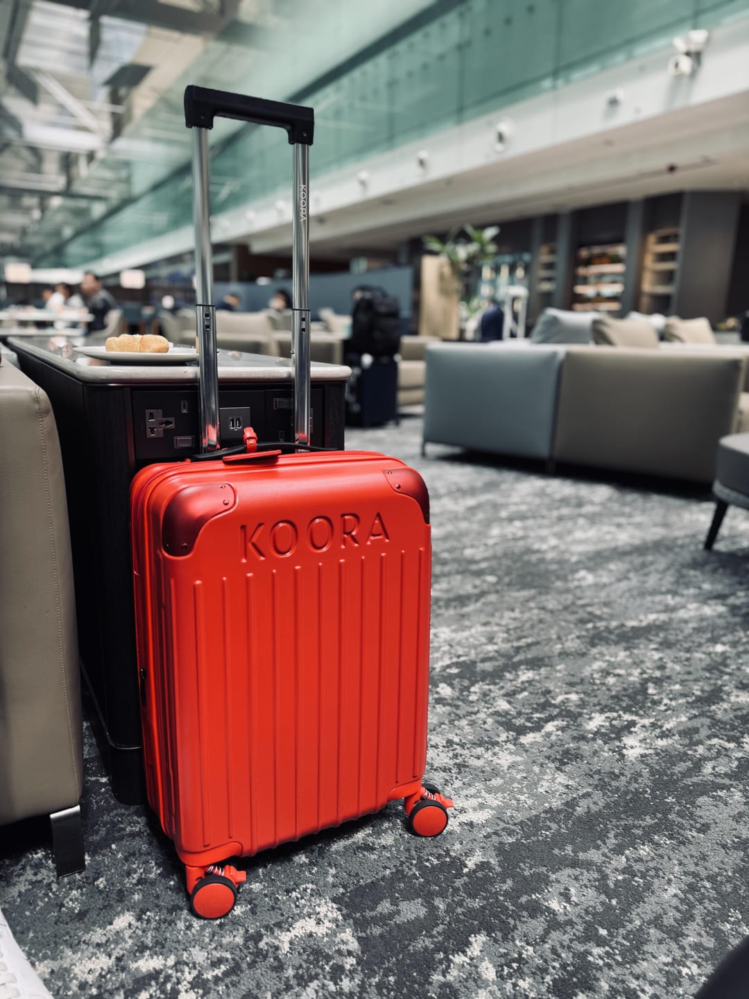 Customer photo review of Eco Lite Expandable Carry On | Red