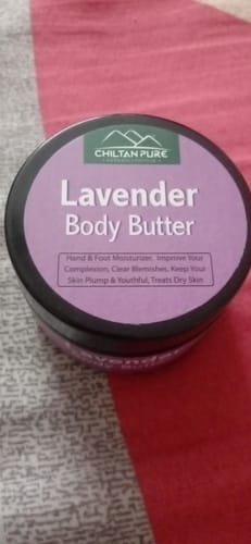Customer photo review of Lavender Body Butter – Keep Your Skin Plump & Youthful [اسطو خودوس]
