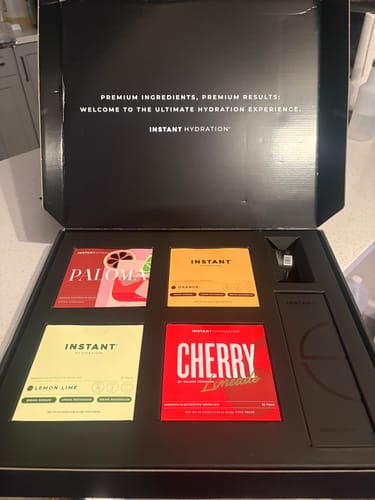 Customer photo review of Premium Electrolyte Drink Mix