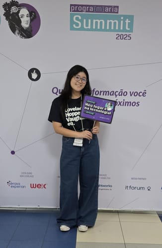 Juliana Kaori G. review of Calça Jeans Wide Leg Buriti Azul Médio image 1 out of 1