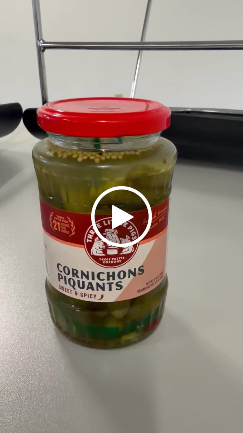 Customer video review of Cornichons Piquants - "Spicy"