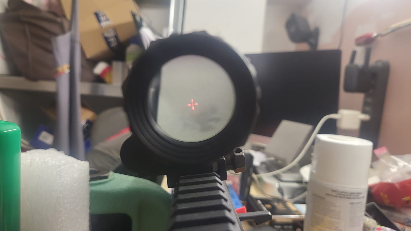 Customer photo review of Maverick-III 3x22 Magnifier MIL
