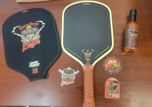 Customer photo review of Loco 16mm Pickleball Paddle- Hybrid (PRE-ORDER) (READ DESCRIPTION)