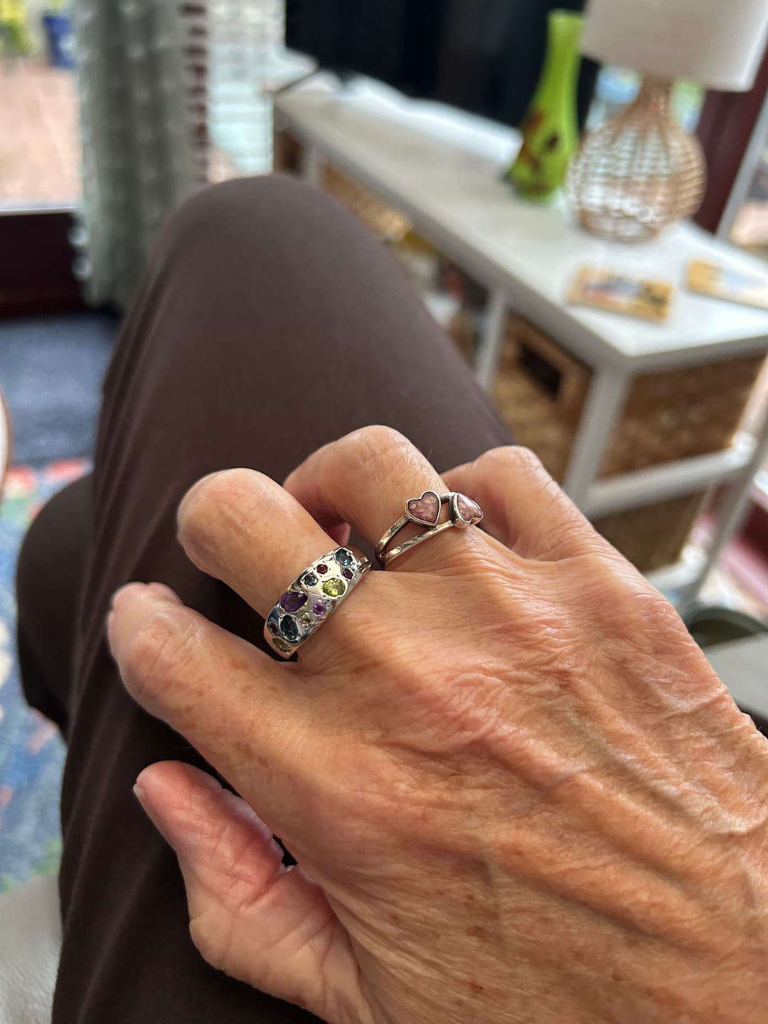 Customer photo review of Candy Wide Band Ring