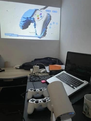 Customer photo review of Arcade Vision Projector