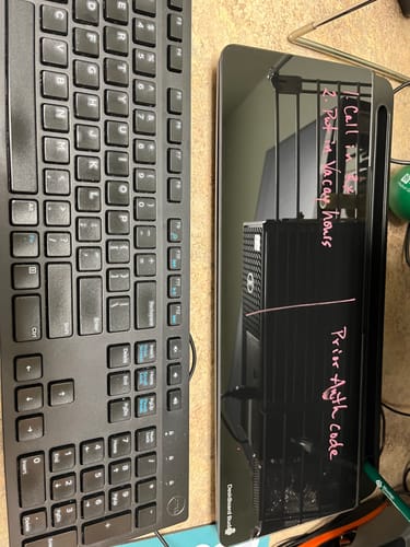Customer photo review of DeskBoard Buddy