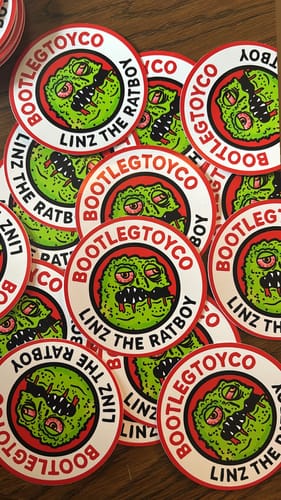 Customer photo review of 300 3.0" Custom Vinyl Stickers