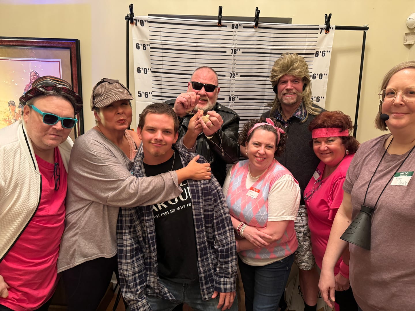Customer photo review of 1980s Murder Mystery Game Kit