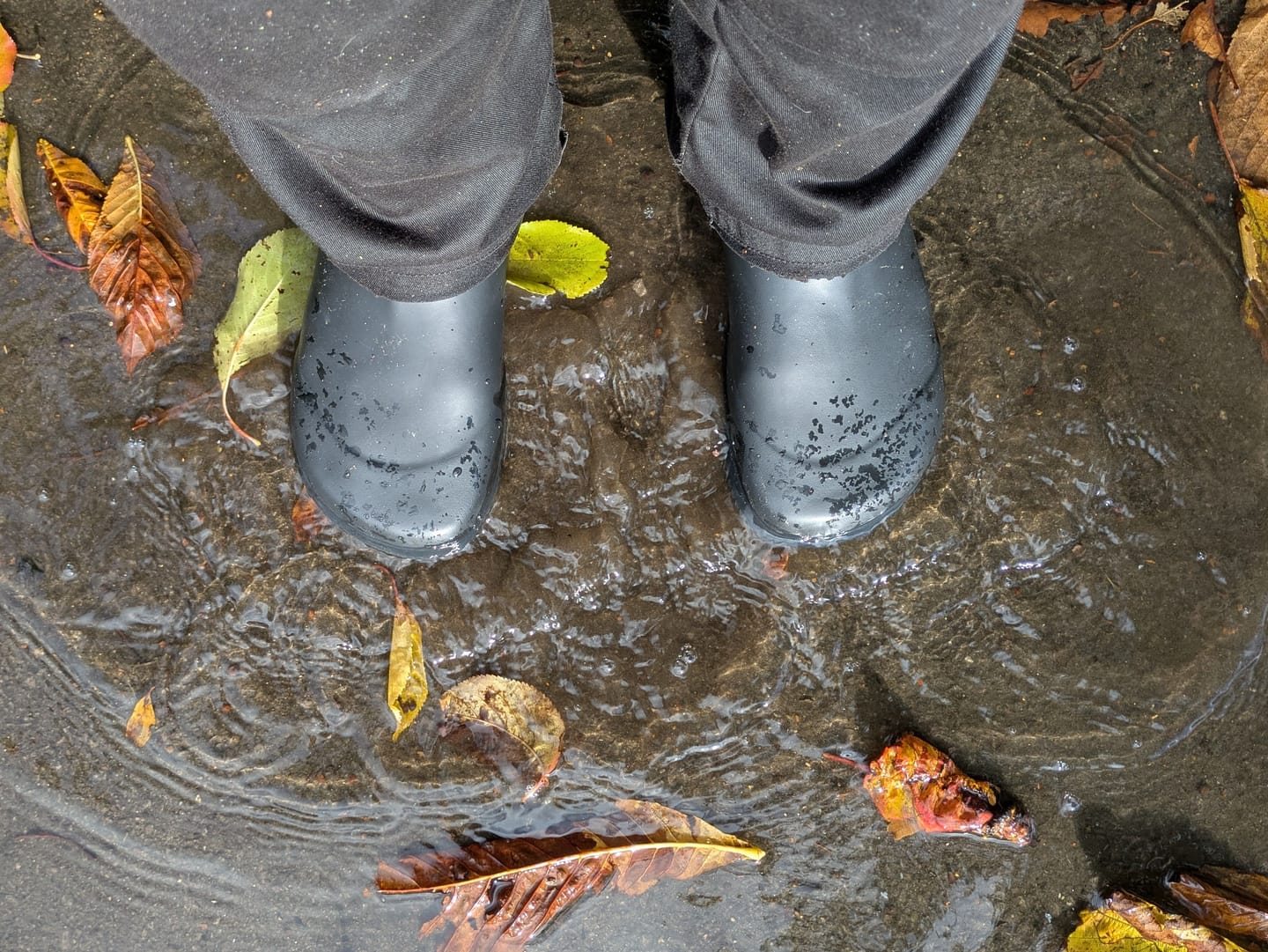 Customer photo review of Vaistoa Katve 2 | Rubber Barefoot Rain Boots