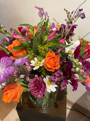 Customer photo review of Lush Wonder Flower Bouquet