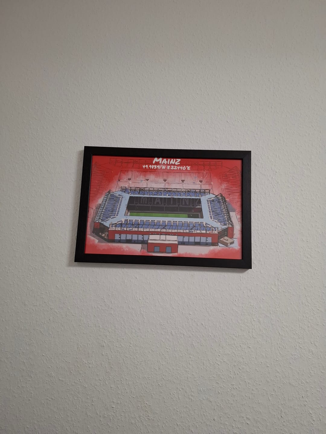 Customer photo review of Stadion Poster Mainz Art Print