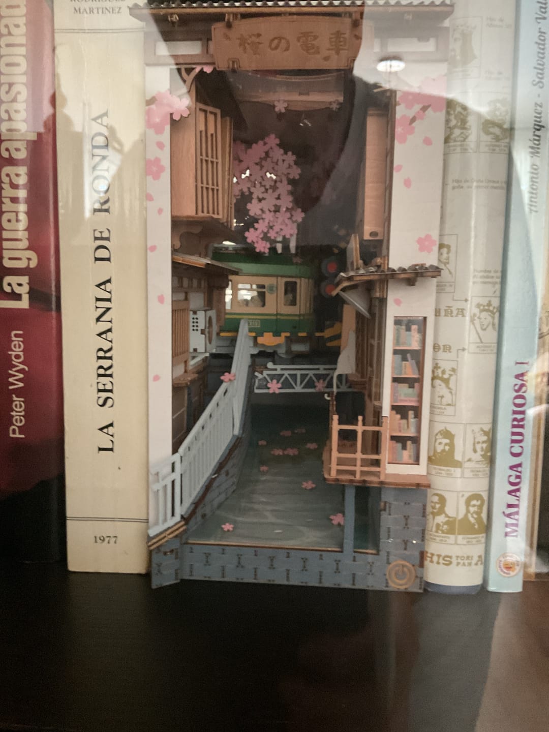 Customer photo review of Book Nook Sakura Densya!