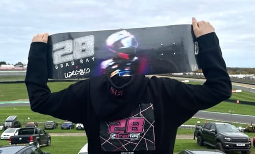 Customer photo review of Brad Ray No.28 Hoodie