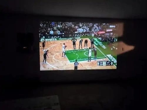 Customer photo review of Arcade Vision Projector