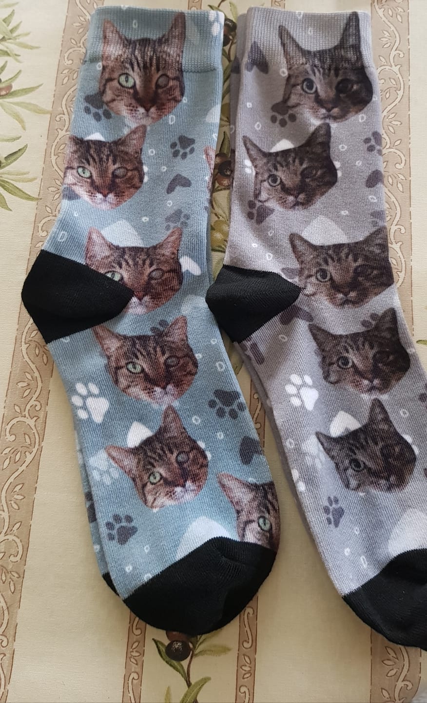 Customer photo review of Votre photo - Chaussettes personnalisées