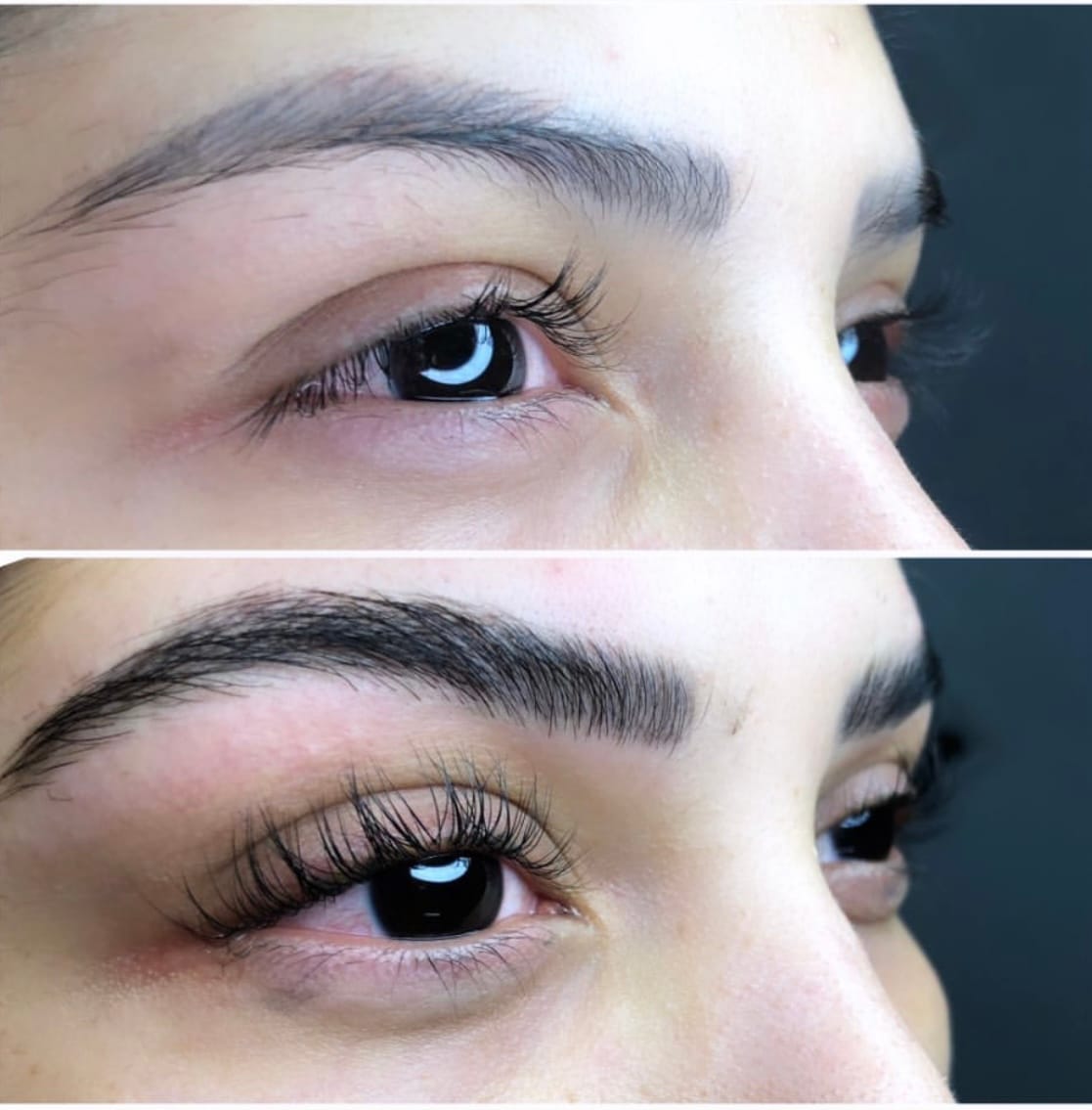 Customer photo review of Suero para crecimiento de pestañas y cejas