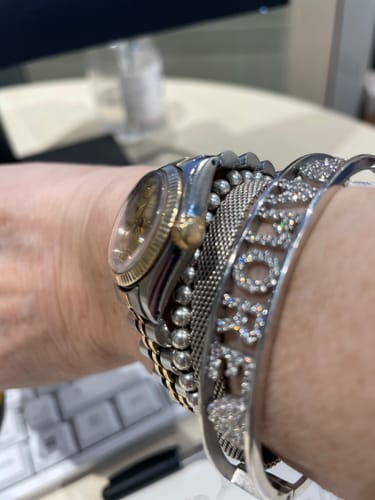 Customer photo review of Bracciale Schiava Chiusa Personalizzata