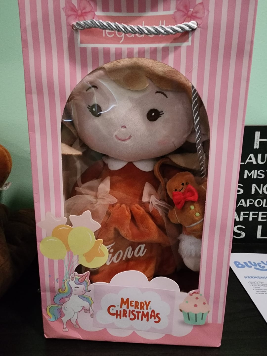 Customer photo review of Personalized Reindeer Girl