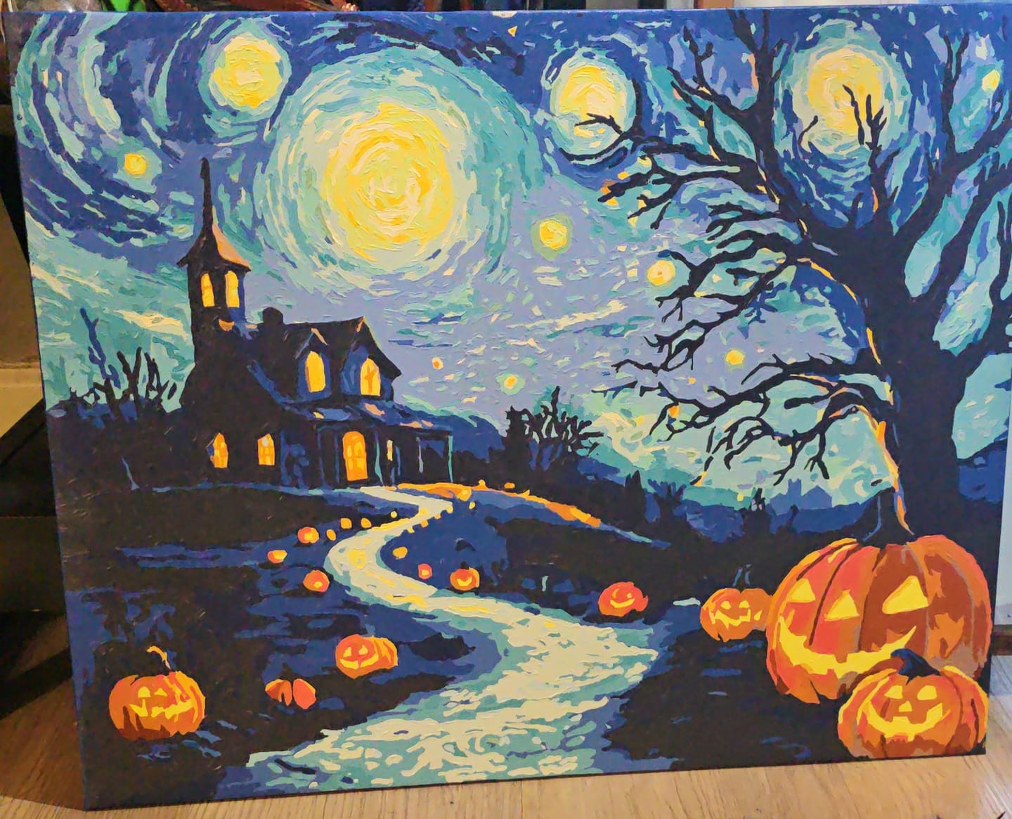 Customer photo review of Starry Night Halloween