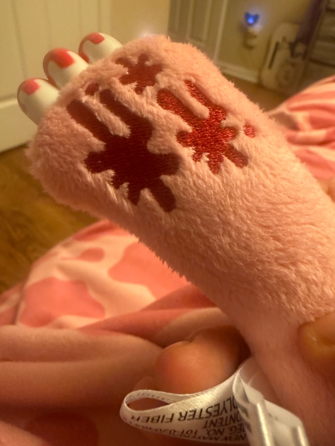 Customer photo review of Gloomy Bear Claw Keychain Plush