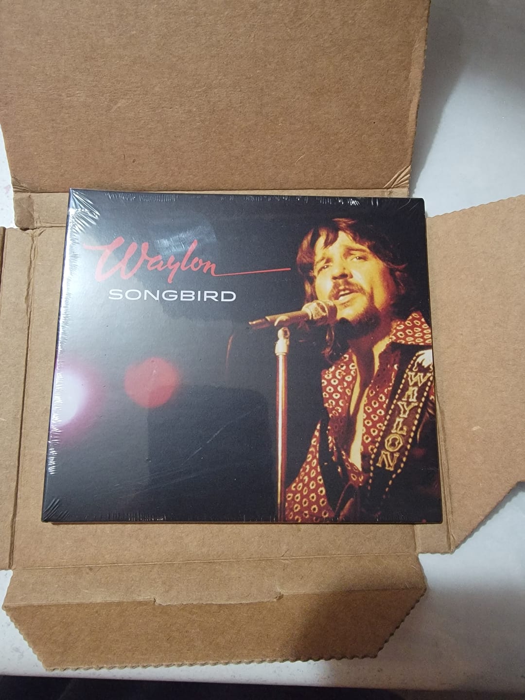 Customer photo review of Waylon Jennings "Songbird" CD Pre-Order