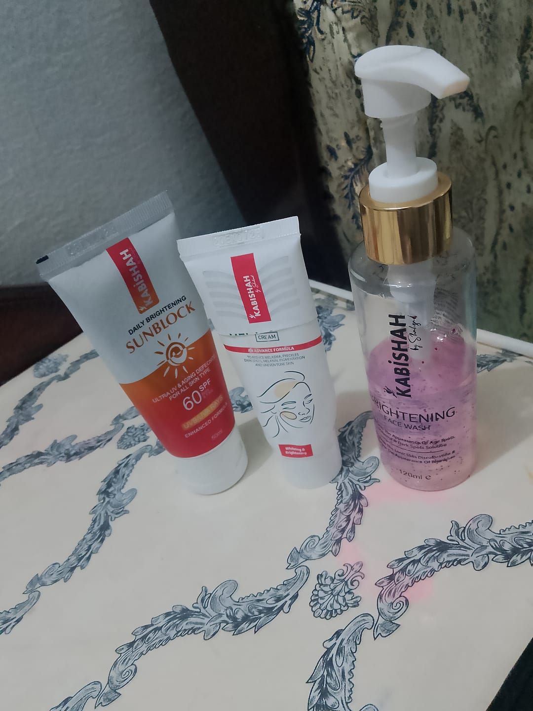 Customer photo review of Coffee Brightening Cream