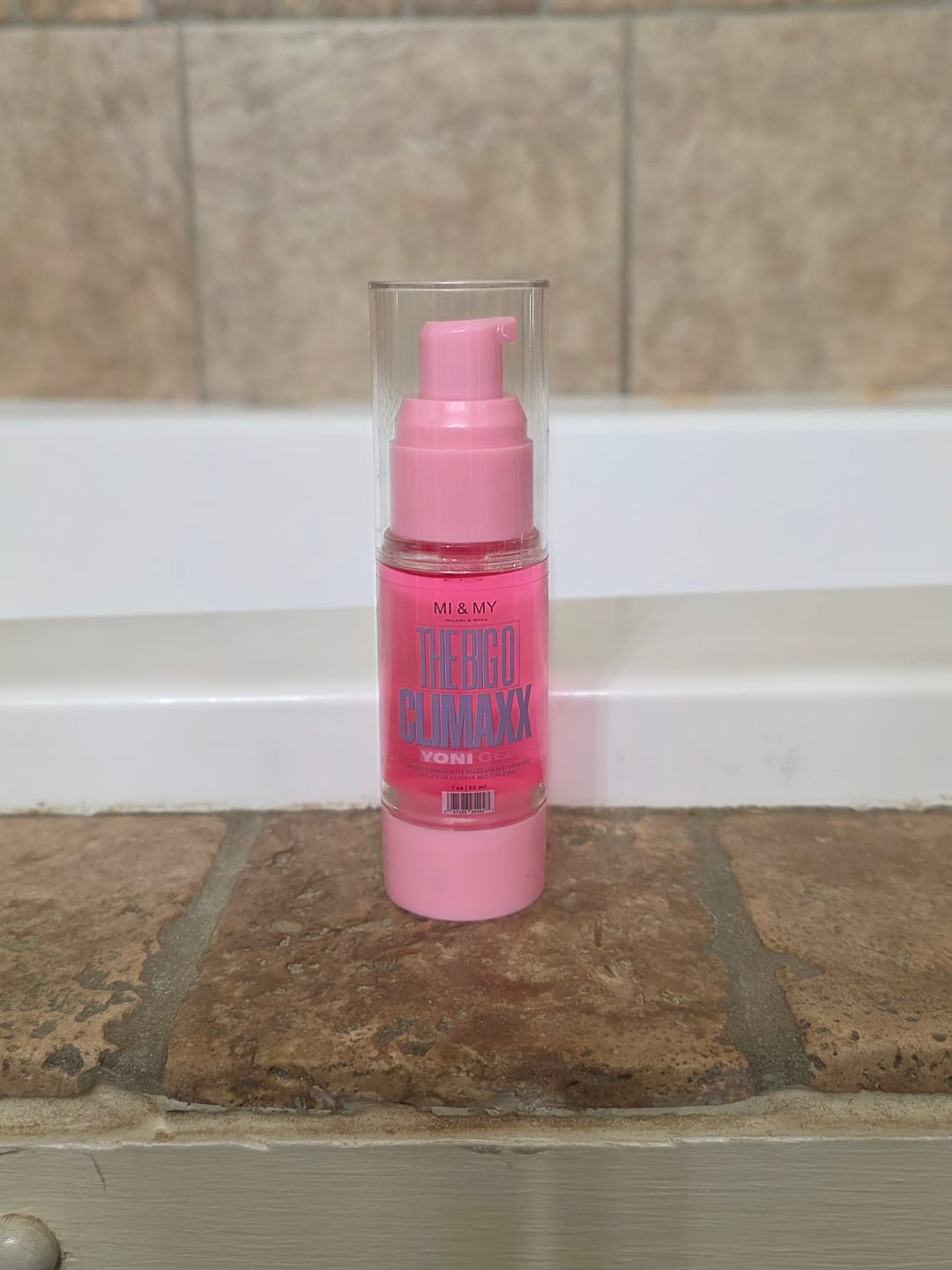 Customer photo review of The Big O CLIMAXX yoni gel