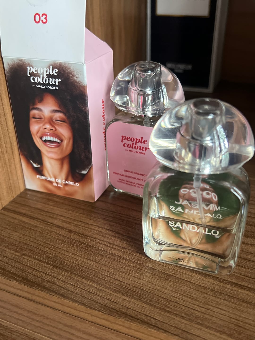 Customer photo review of Perfume Cabelo e Corpo #03
