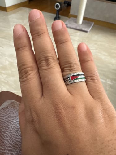 Customer photo review of Palestine Heritage Ring