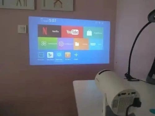 Customer photo review of Arcade Vision Projector